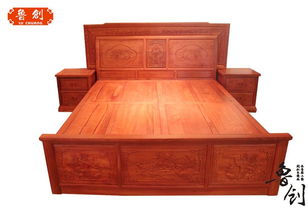 古典家具 红木家具 红木家具市场 实木床 红木大床